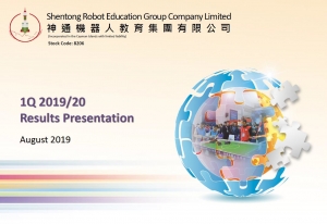 1Q 2019/20 Results Presentation